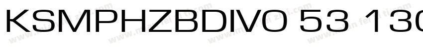 KSMPHZBDIV0 53 130字体转换